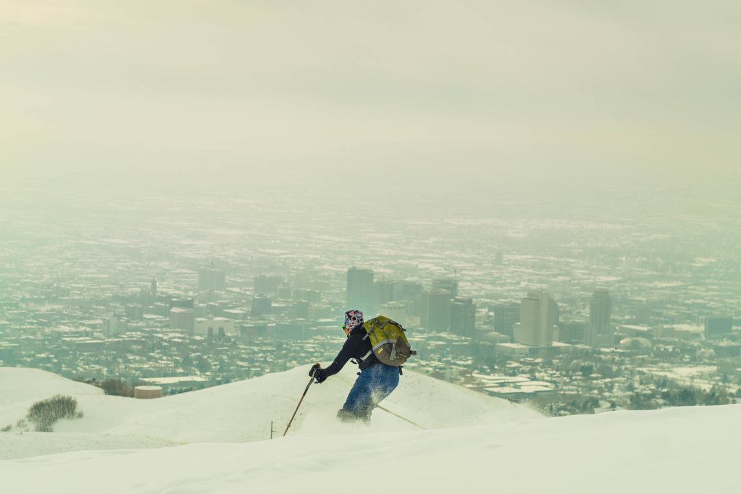 Above most of it in SLC. Photo: Peter Vordenberg