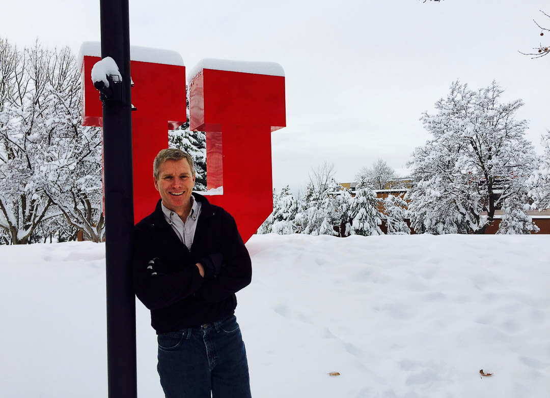 Professor of mountain weather forecasting: Jim Steenburg.