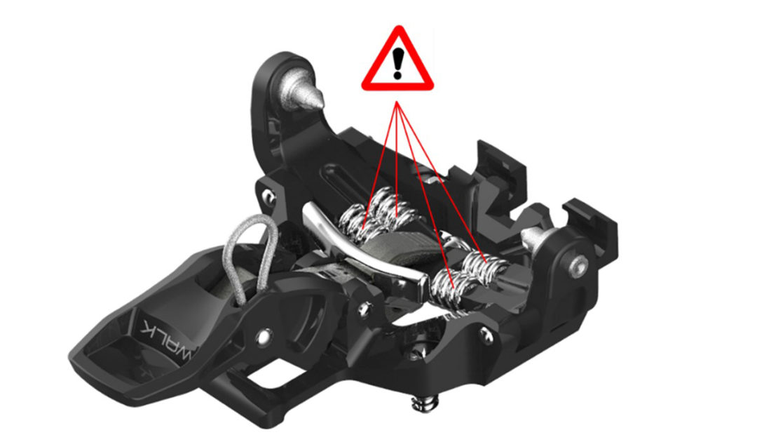 PRODUCT RECALL NOTICE: ARMADA, ATOMIC AND SALOMON RECALLING SELECT SKI TOURING BINDINGS