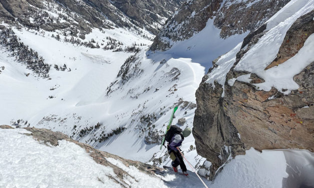 Rappelling For Ski Mountaineers