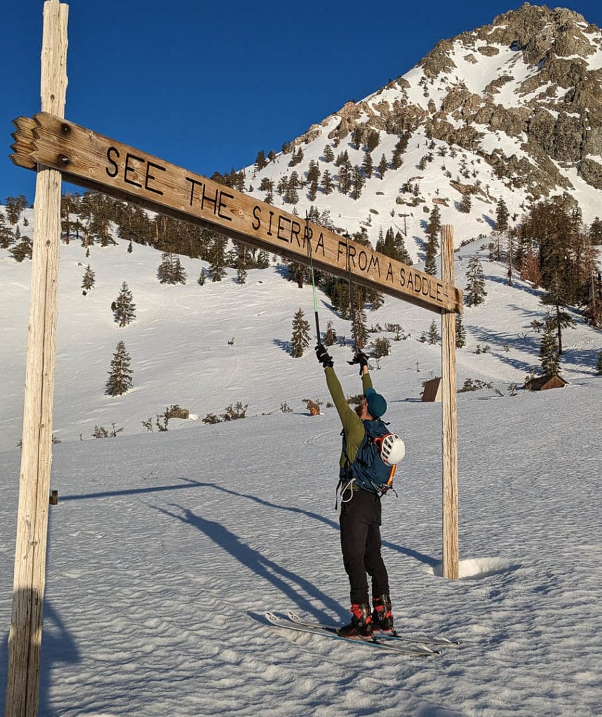 A mega 2023 snowpack in the Sierra cals for more than seeing the hills from a saddle—time for long pulls on the touring setup. 