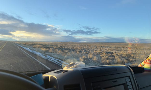 West Across the Sagebrush Desert and Towards a Rising Tide