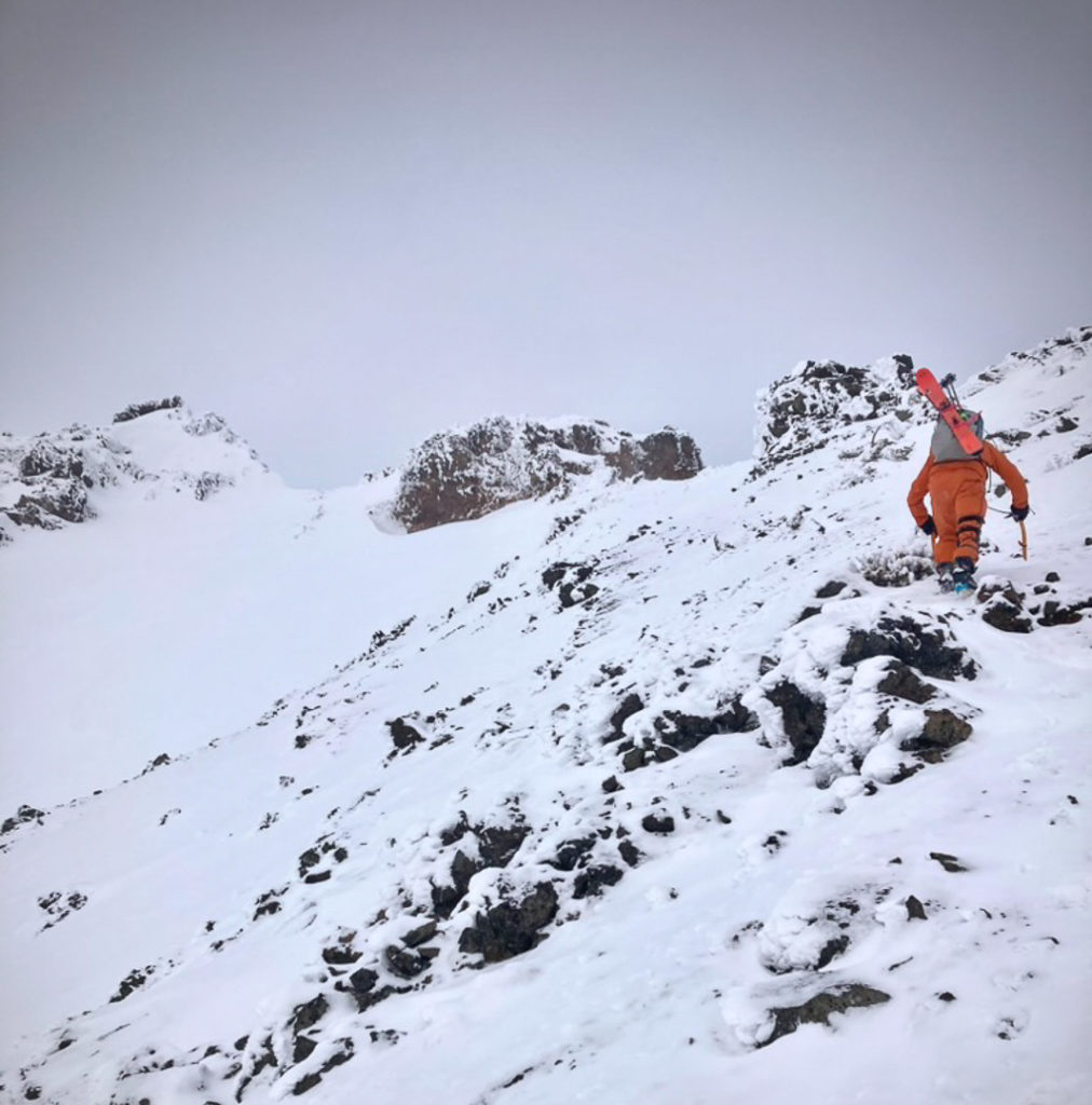 At this point in the day, the ski sickness was an afterthought. It was onward and upward. Photo: Joe Madden