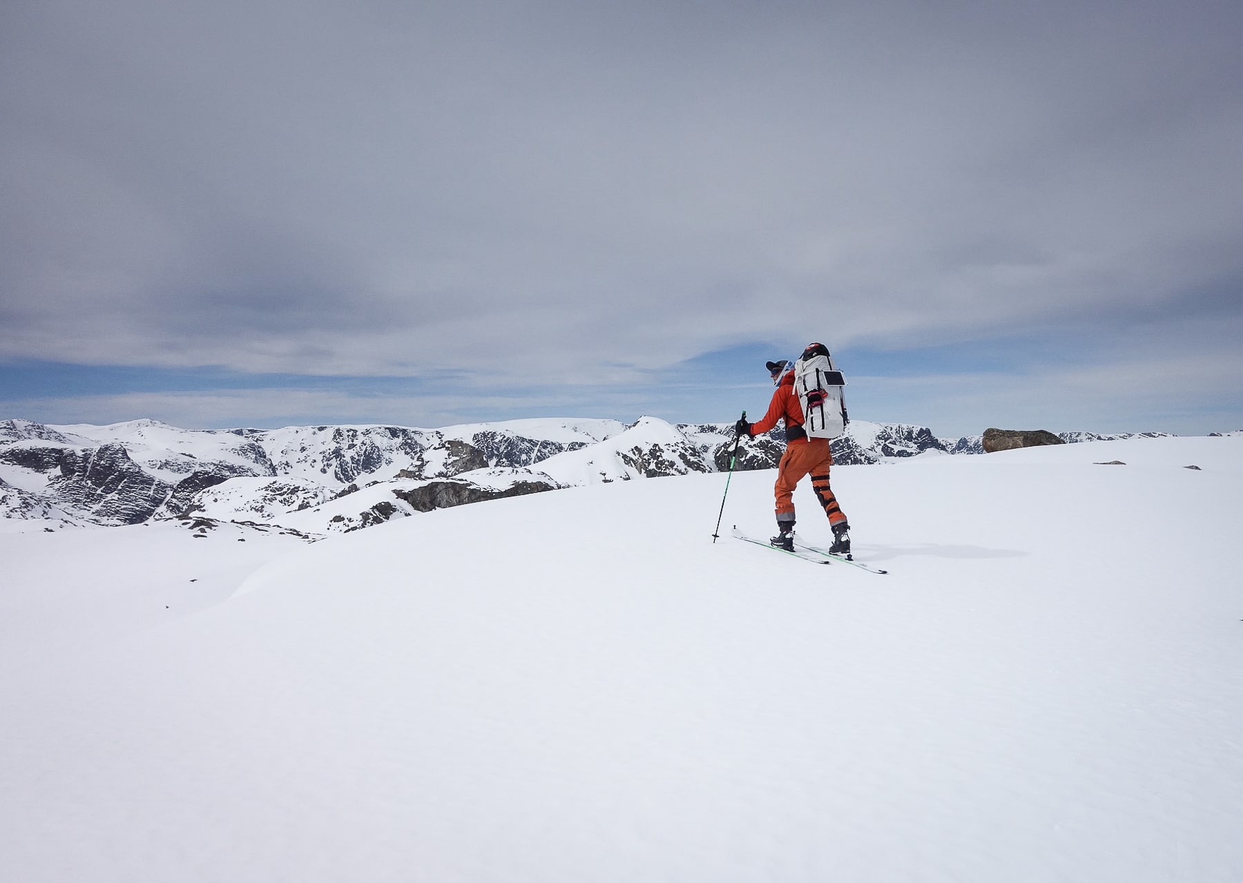 A long walk in the Patagonia Stormstride pant—all the upsides of a hardshell while feeling more like a softshell. Photo: SHREDDAWG