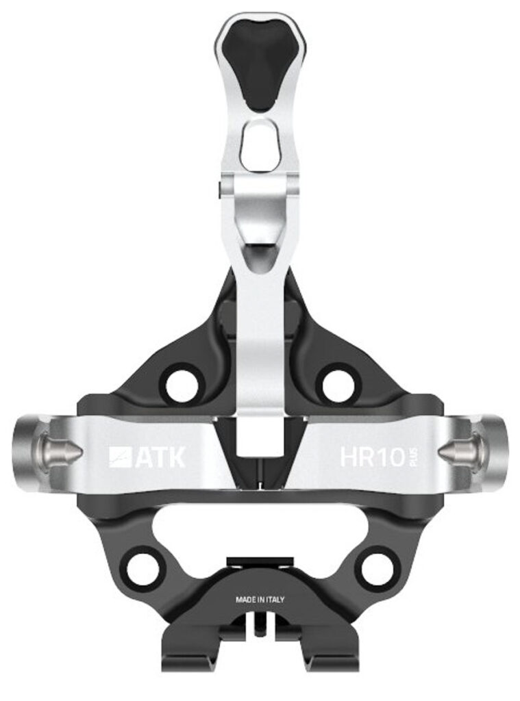 The Haute Route 10 Plus toe unit (the Speed Toe) offers a different drill pattern (wider holes in the back) and according to ATK the underside of the toe wings are less prone to icing up.