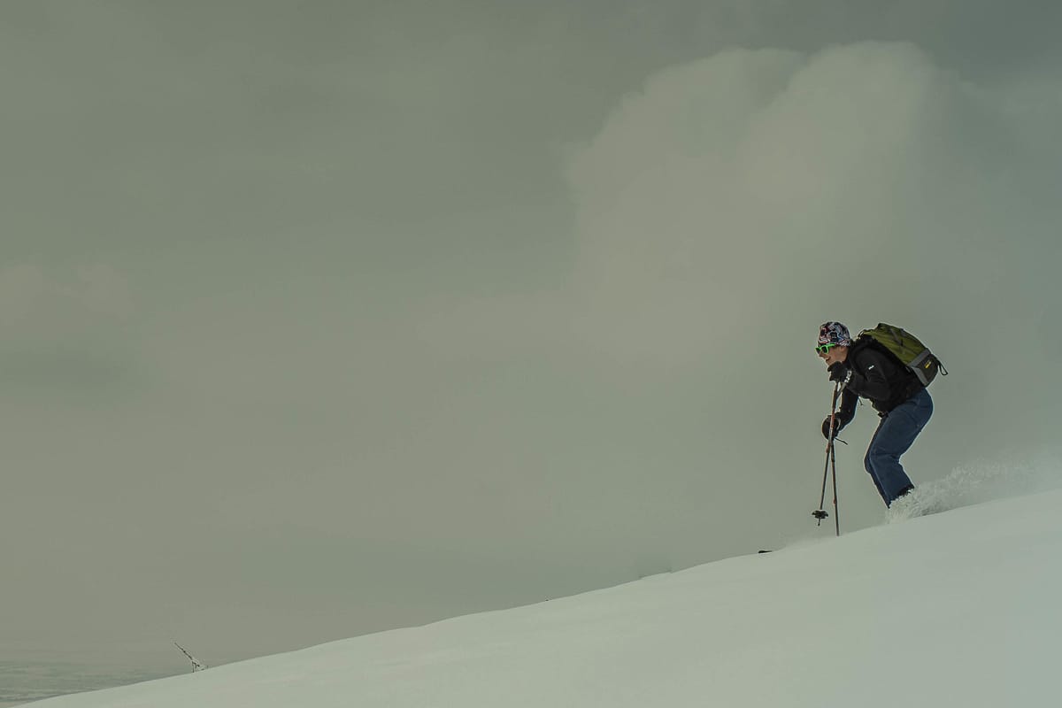 We are still moving, under our own power and according to gravity, but in a fundamentally unhuman way. Photo: Pete Vordenberg