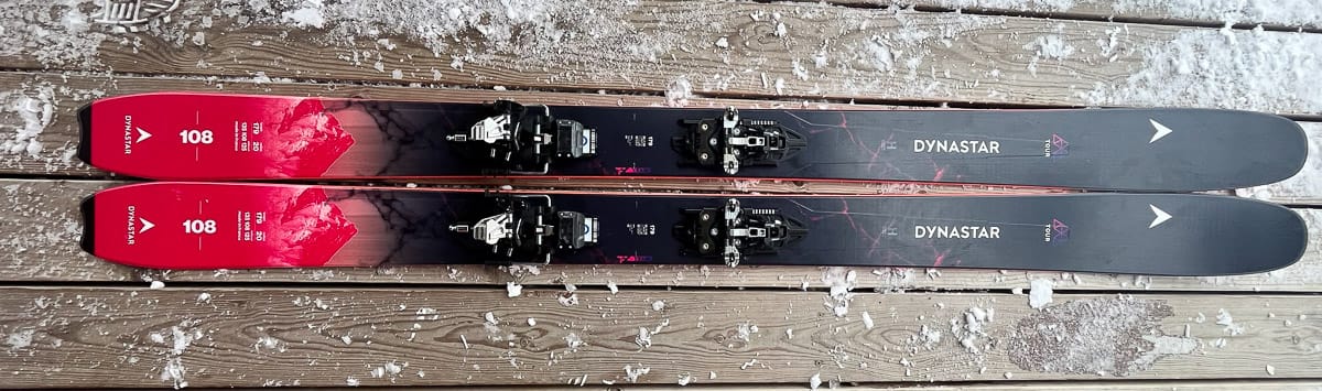 Open terrain, good snow, and aggressive skiing come to mind for places and styles that the M-Tour 108 excels.