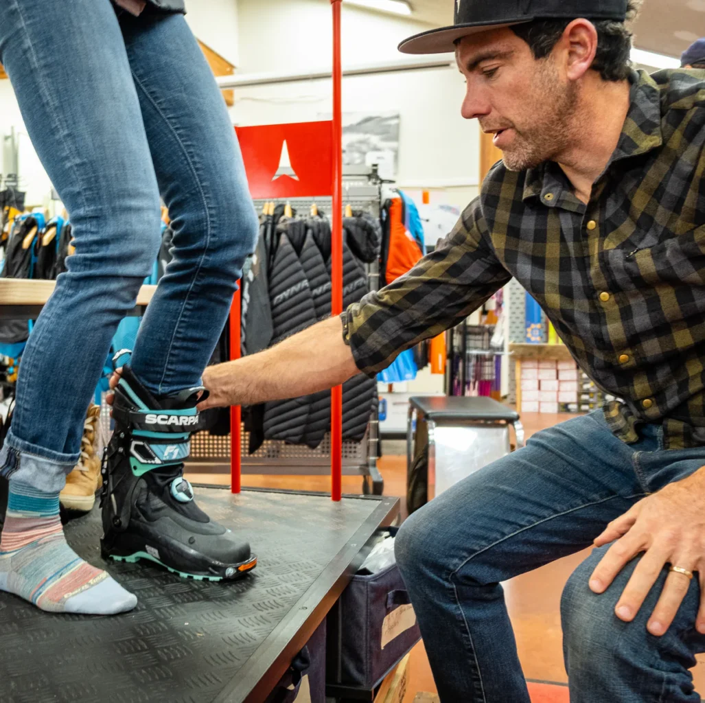 That’s him, Doug Stenclik: business owner, boot fitter, and...podcaster. Photo: Cripple Creek Backcountry