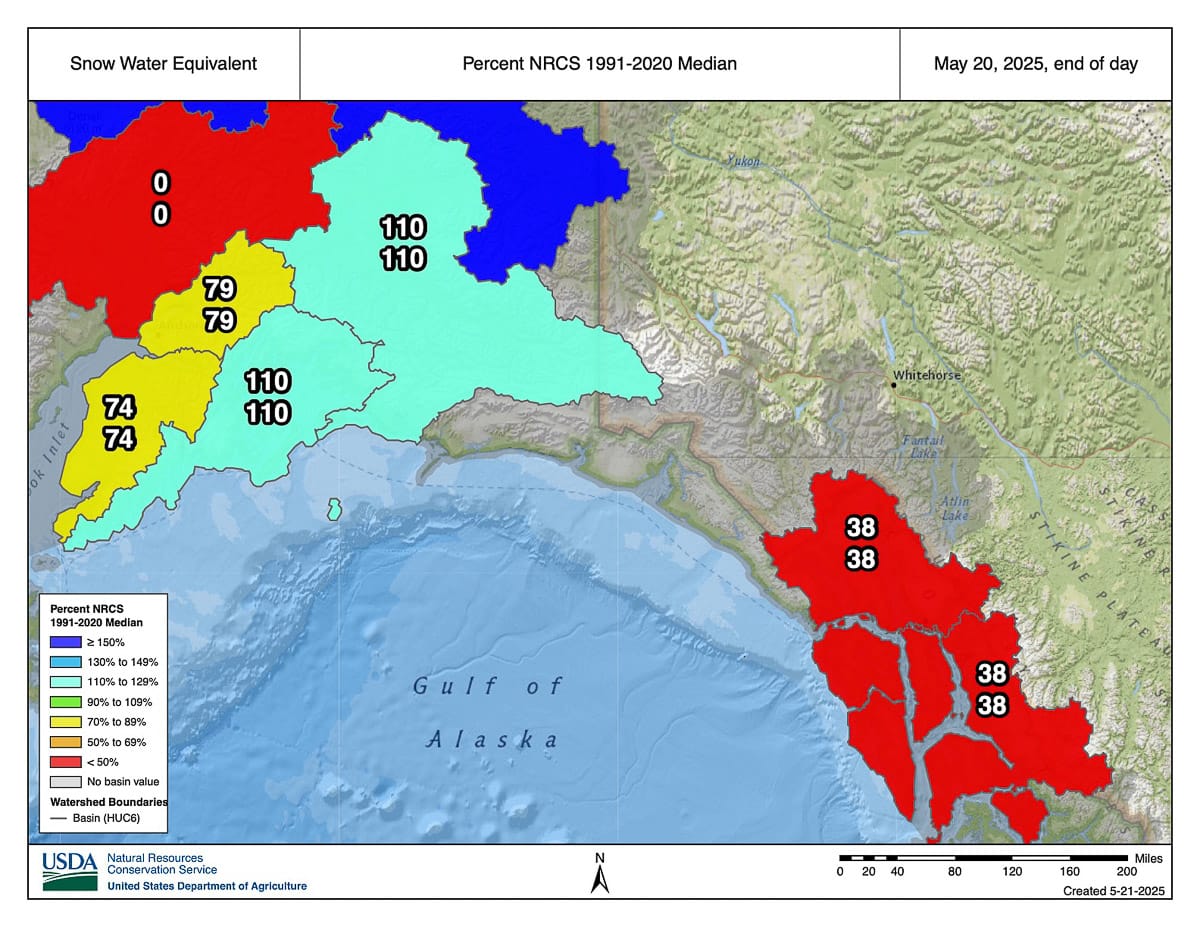 While it’s a mixed SWE scene up north we know of some who have had interesting touring/ski mountaineering forays into the Coast Range and further north. For those heading to the Central AK Range: you might be intermittently shoveling tents out.