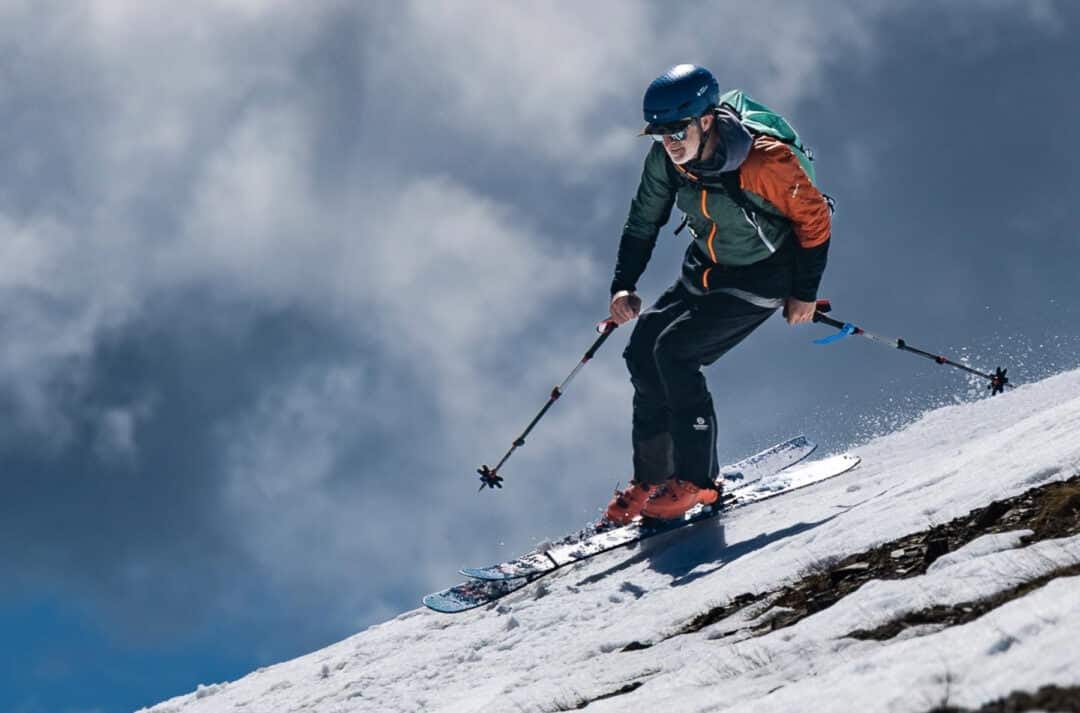 That’s a smile. And some thin snow cover. Photo: Jen Santoro