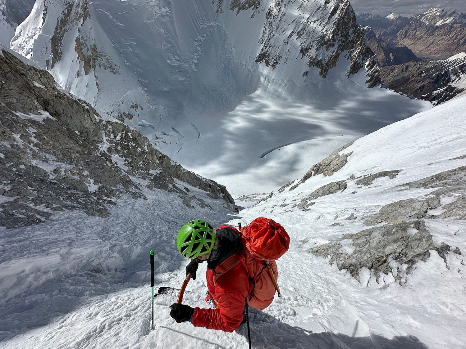 Brendan O'Neill on Gasherbrum I. Photo: Adam Fabrikant