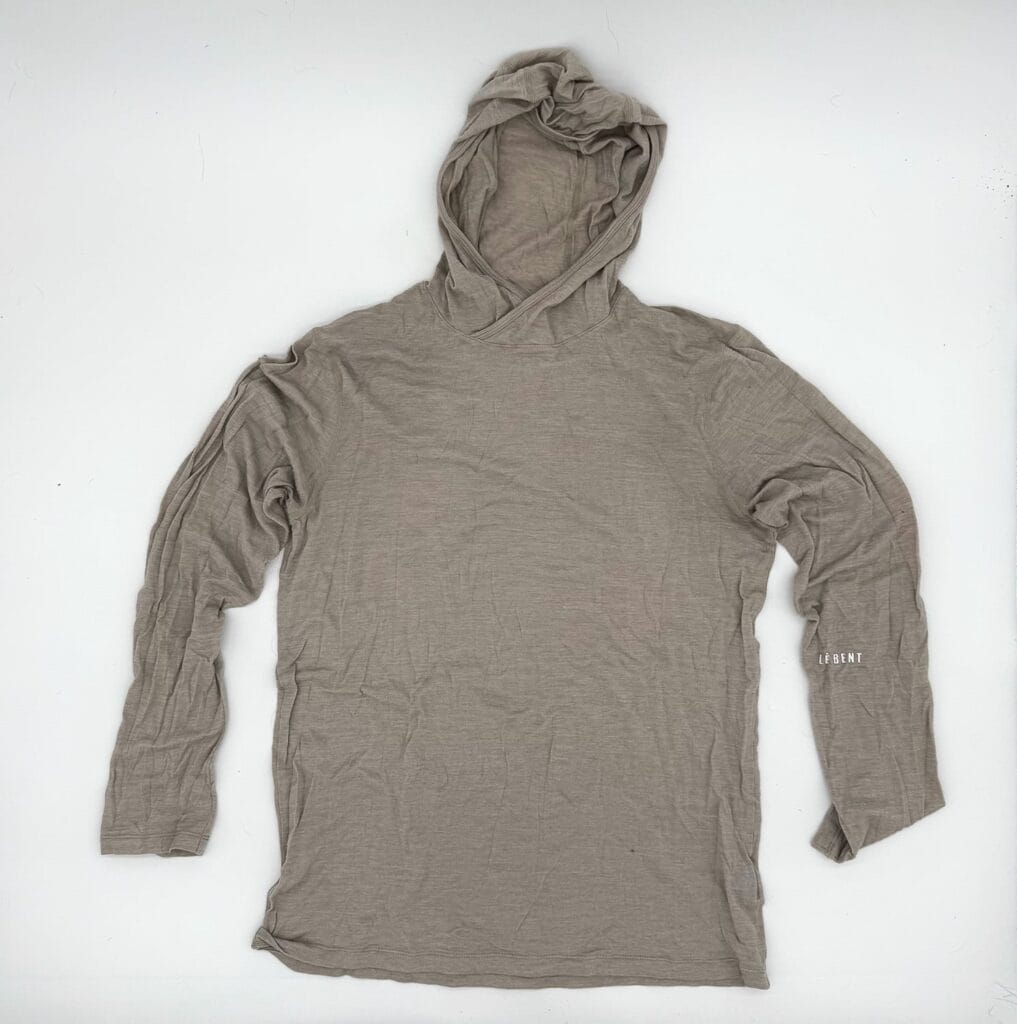 Le Bent's Featherweight Hooded Top.