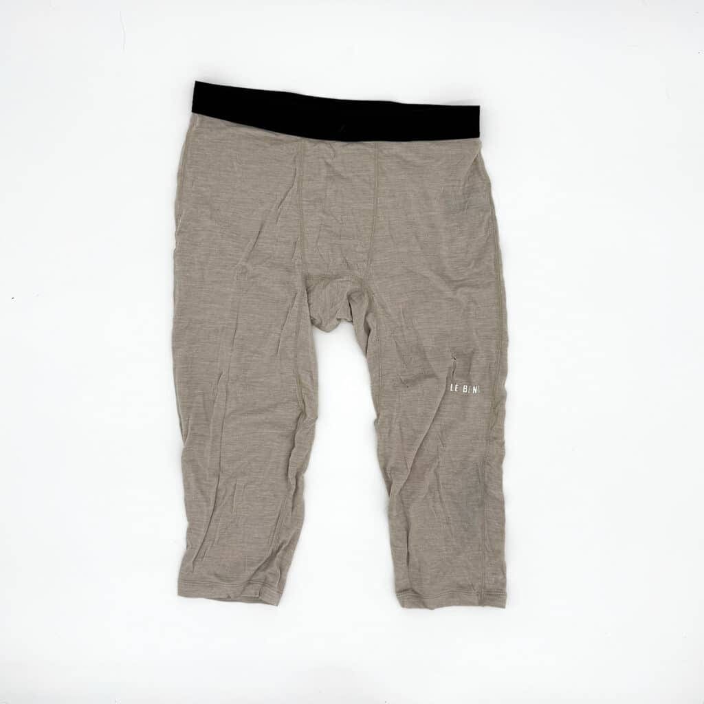 Le Bent's Featherweight Bottoms: Kindly designed with skiers/riders in mind with the 3/4 length.