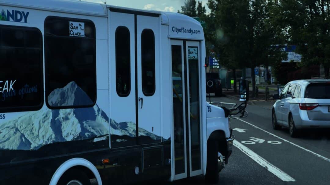 Way to go, City of Sandy, Oregon. Public transit begets public art begets public beta.