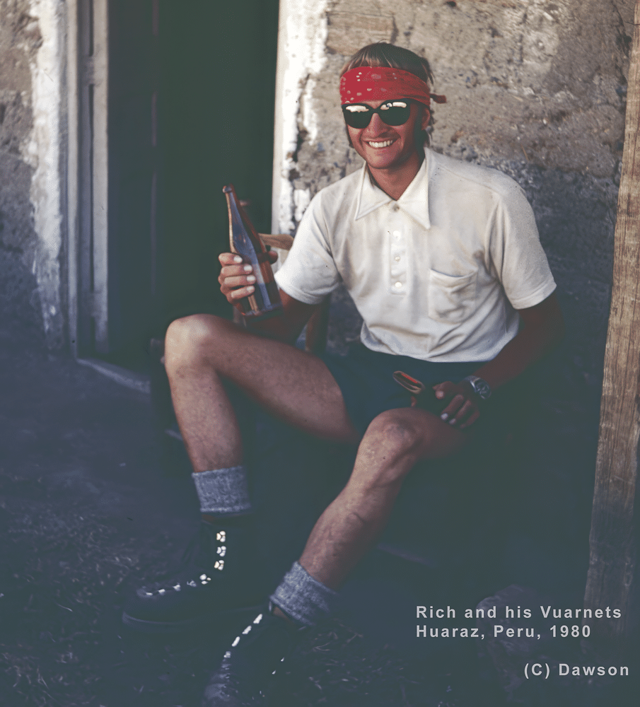 Rick Jack in Peru, 1980. Photo: Lou Dawson