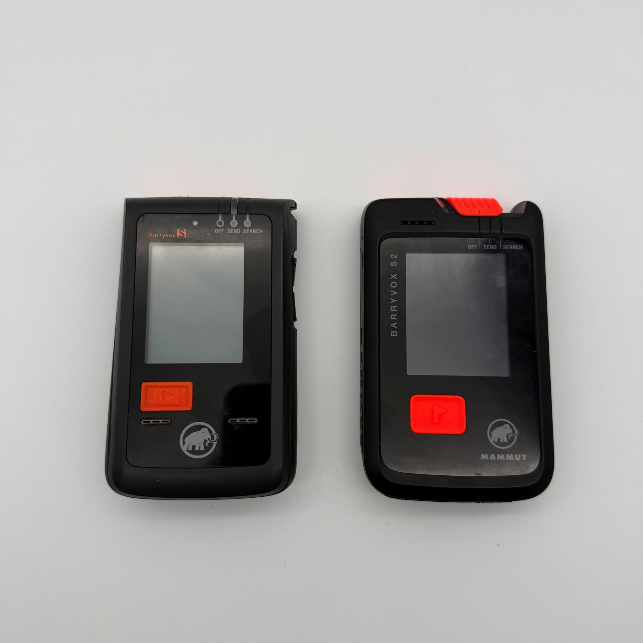 The old Barryvox S on the left, the new Barryvox S2 on the right.