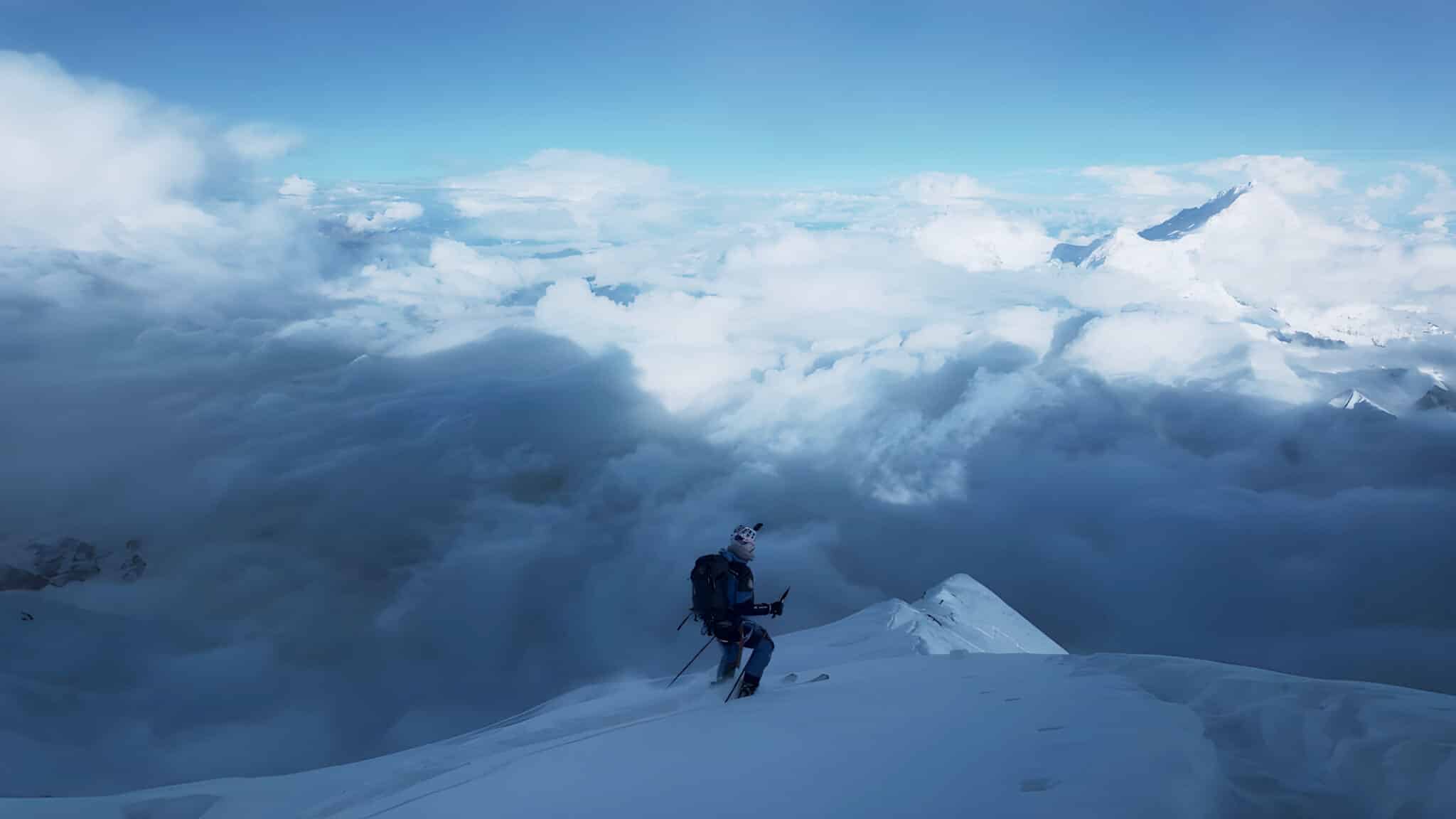 Hans Kammerlander and Drawing Lines on Everest