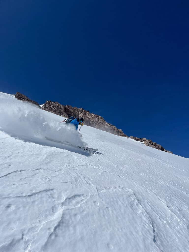 Finding a sweet spot on the terrain treadmill: Mount Shasta. Photo: Calum Johnson
