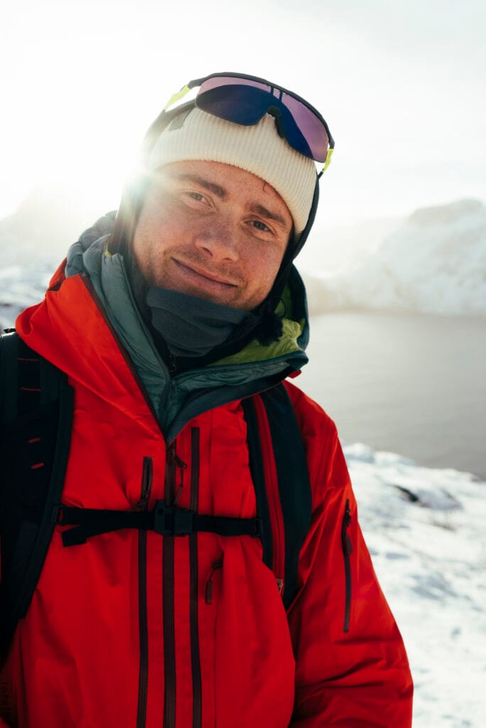 Nikolai Schirmer provides a master class in free skiing and film making. Photo: Joonas Matilla