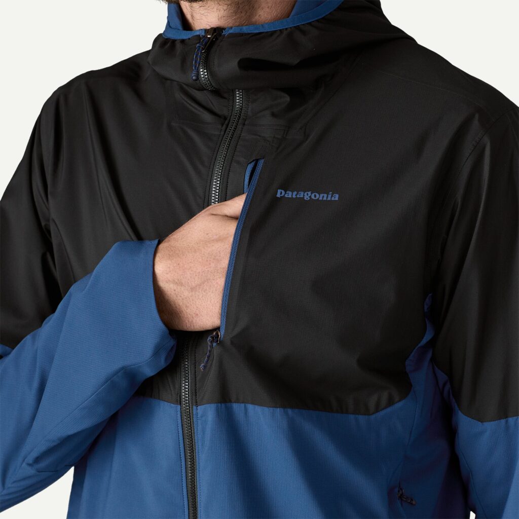 A proper zip chest pocket—it fits a phone if that's where you stash it. Photo: Patagonia