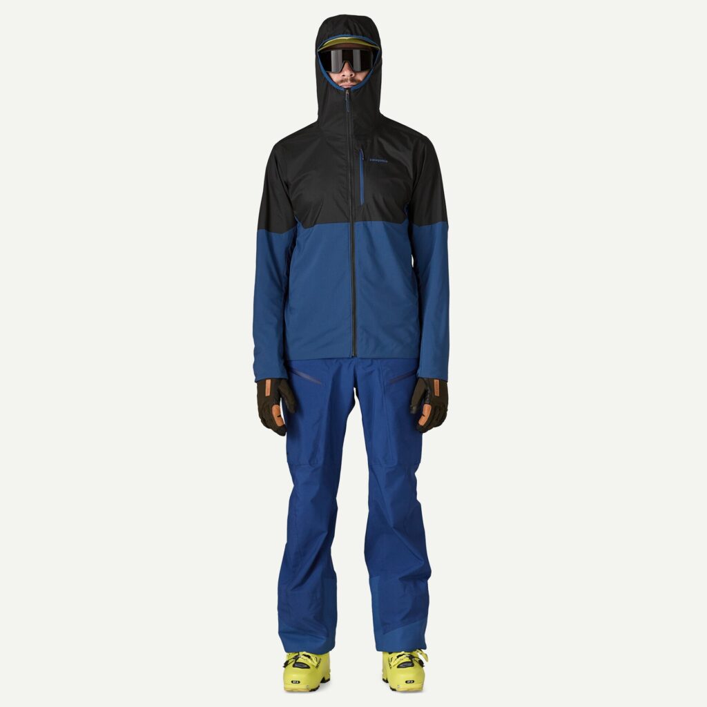 The NAUL Freeride is high-design when it comes to active insulation, but it can be battened down for modest alpine conditions. Photo: Patagonia  