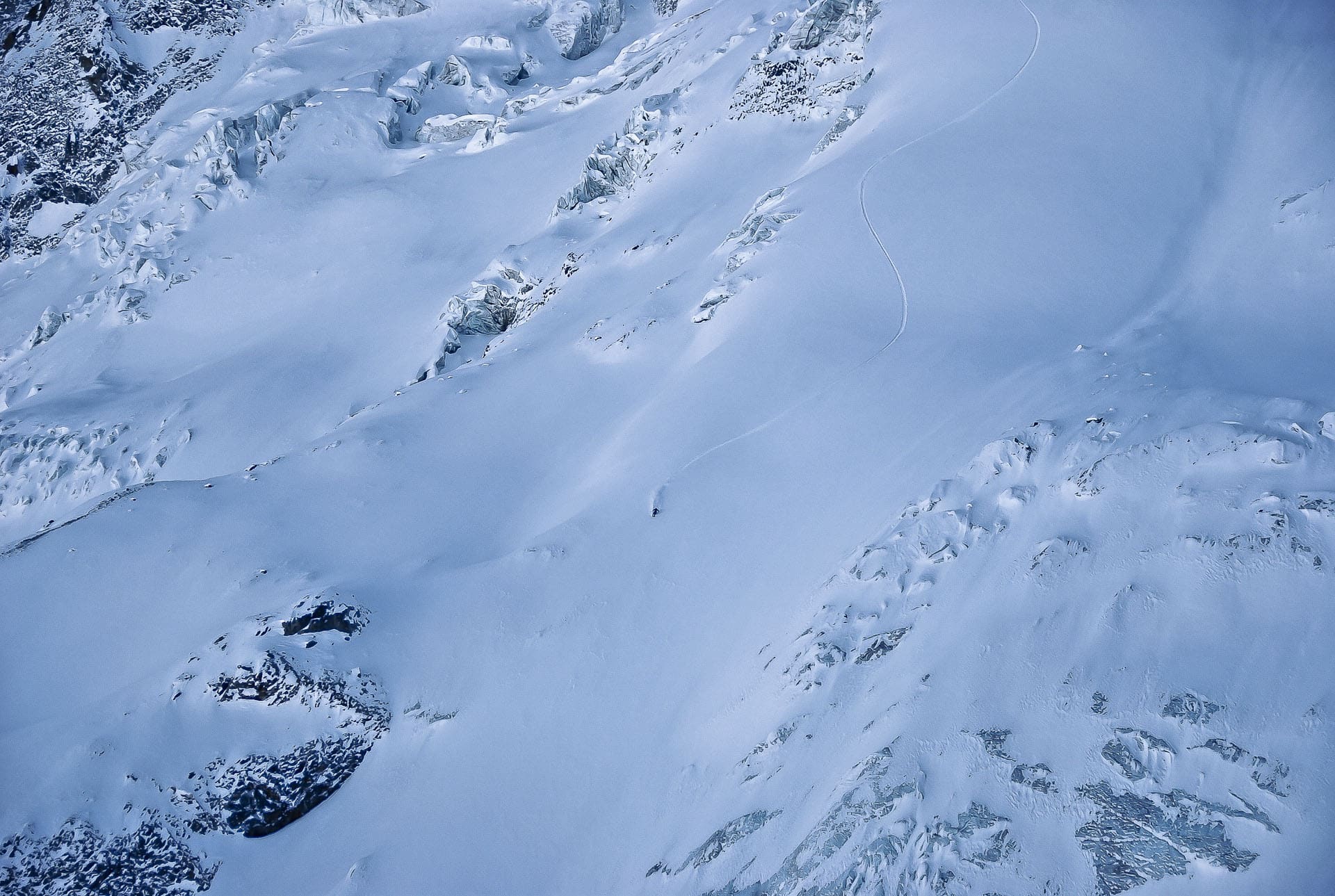 Ptor Spricenieks in La Grave. Photo: Colin Samuels