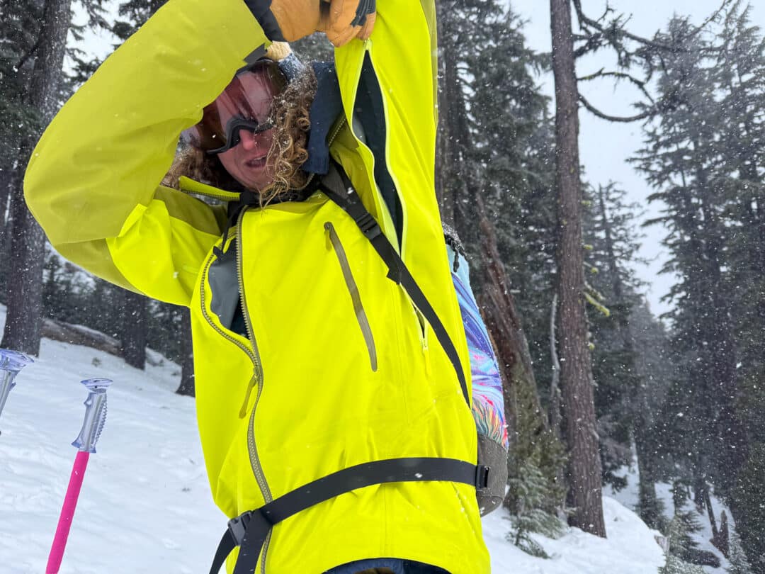 The Beta AR is a very solid all-around hardshell with a feature set that will be home on many adventures. Barry, at 6'5" (ish), finds the pit-zips to be ample and easily accessible.