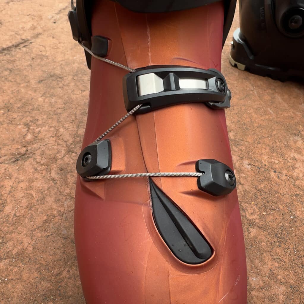 Scarpa F1 RS forefoot and the integration of the BOA H+1 System.