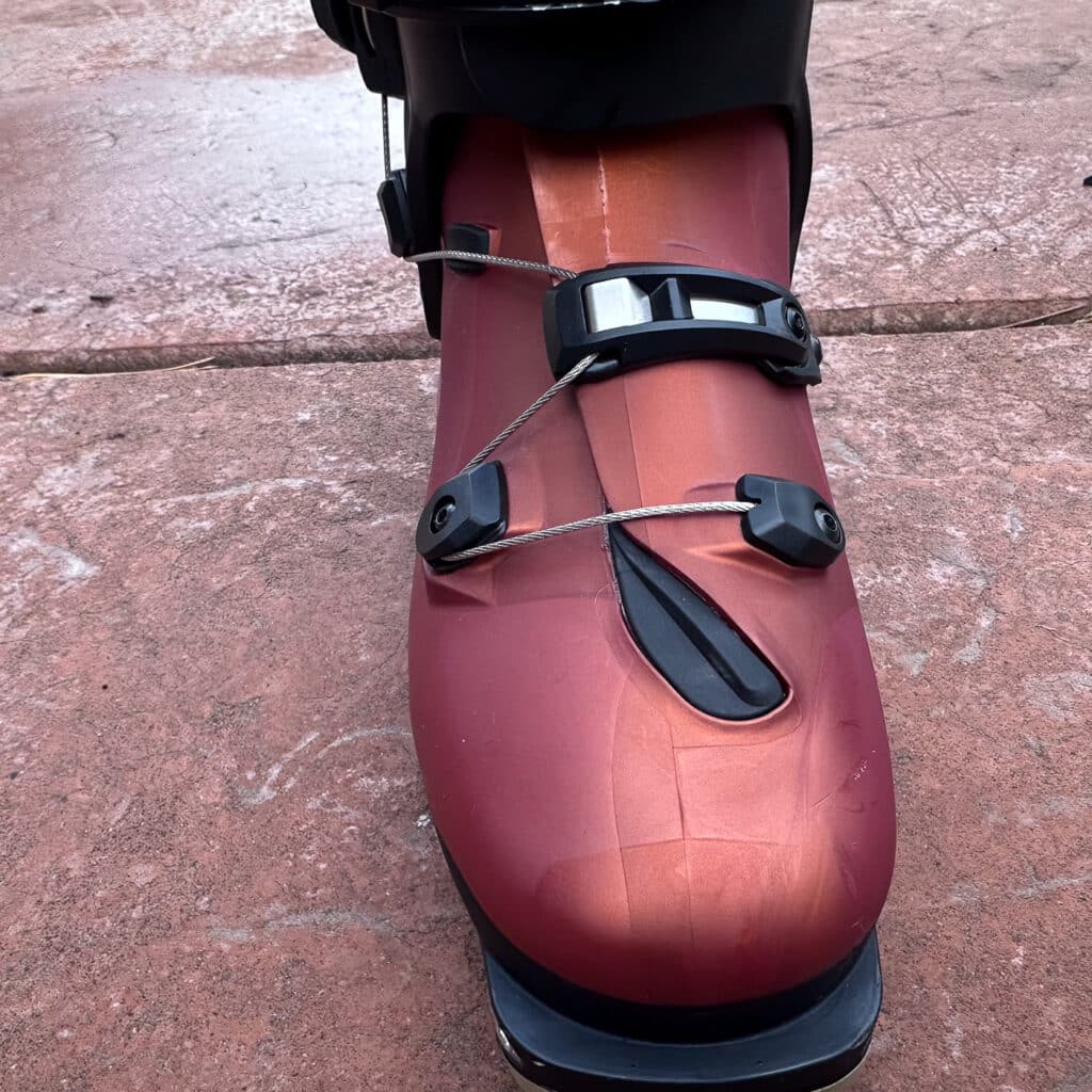 Scarpa F1 RS forefoot and the integration of the BOA H+1 System.