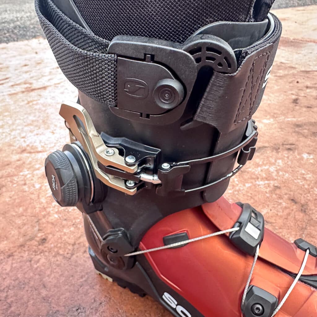 The cam lock housing is molded plastic. So far, it functions great.