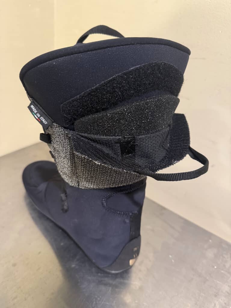 A a kevlar-reinforced sleeve houses a foam spoiler.