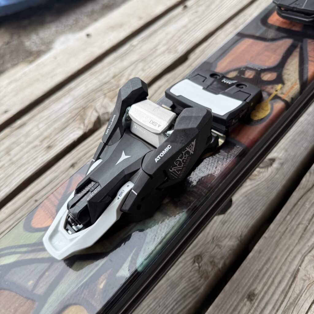 The toe end of the new Salomon/Atomic Shift 2 16 MN binding.