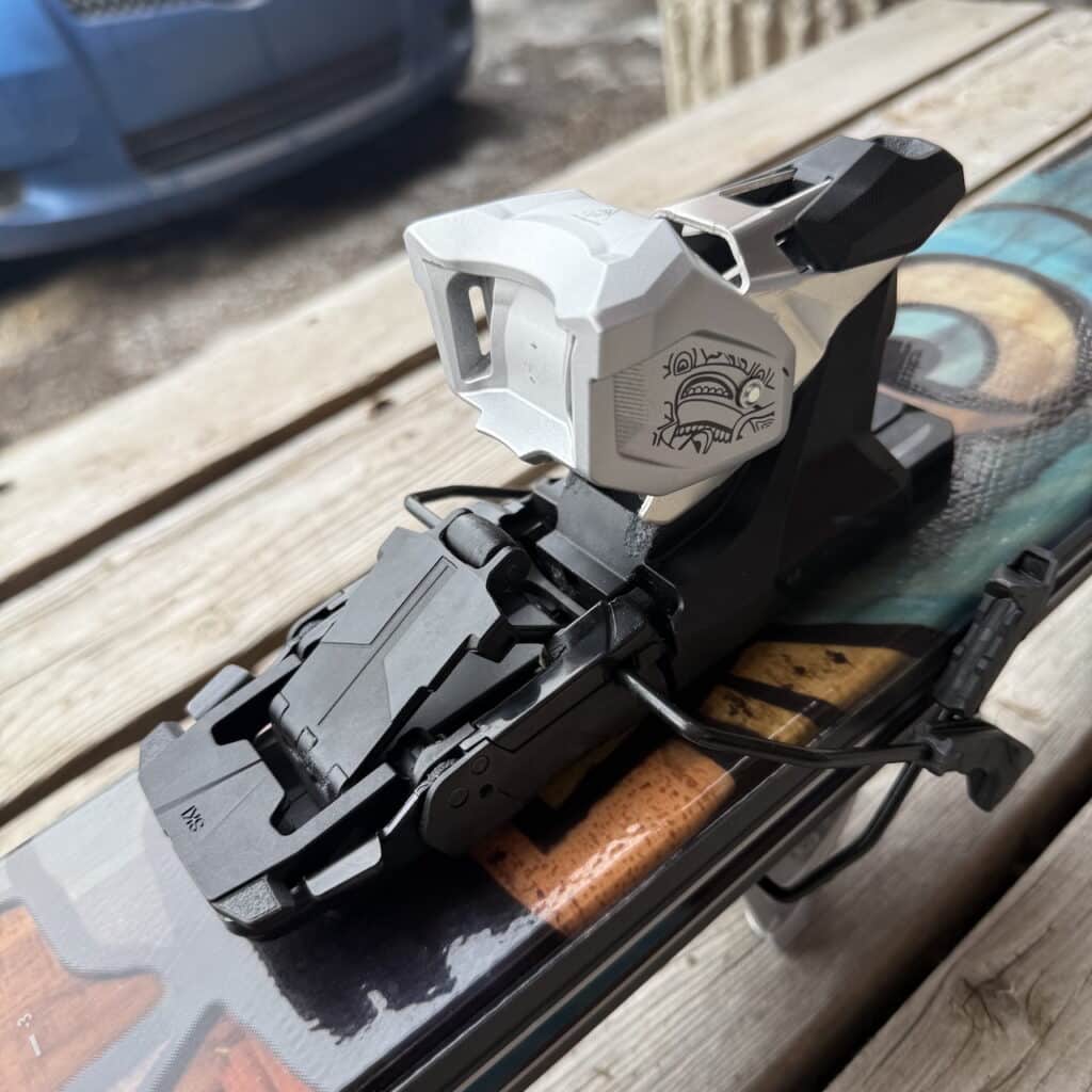 The heel end of the new Salomon/Atomic Shift 2 16 MN binding.