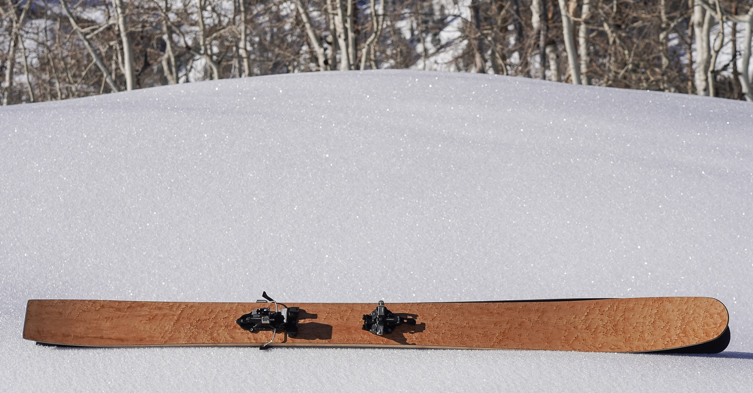 The Igneous Raglefant. A Maple topsheet powder ski.