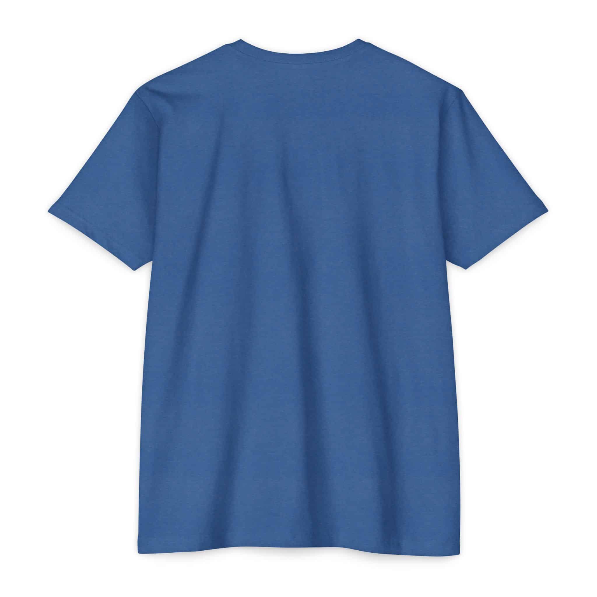 Blue Heather Unisex THR T-shirt. - Image 2
