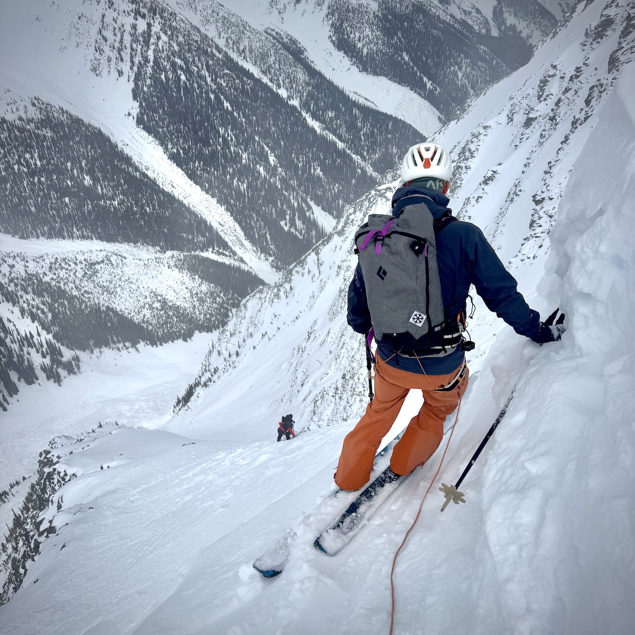 The BD Cirque Ultra 25 serves up a fine iteration of a ski-vest pack, suitable for midwinter and spring tours. Photo: Aidan Whitelaw