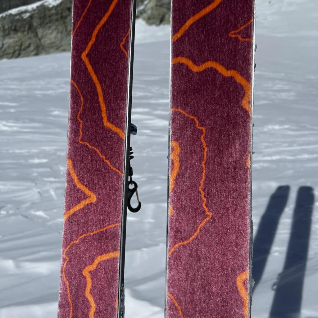 Holding up after a season of use: the 100% mohair Contour Guide Pure 2.0. 