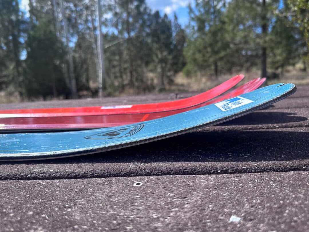 The Rossi Escaper Nano 97’s pronounced tip rocker.