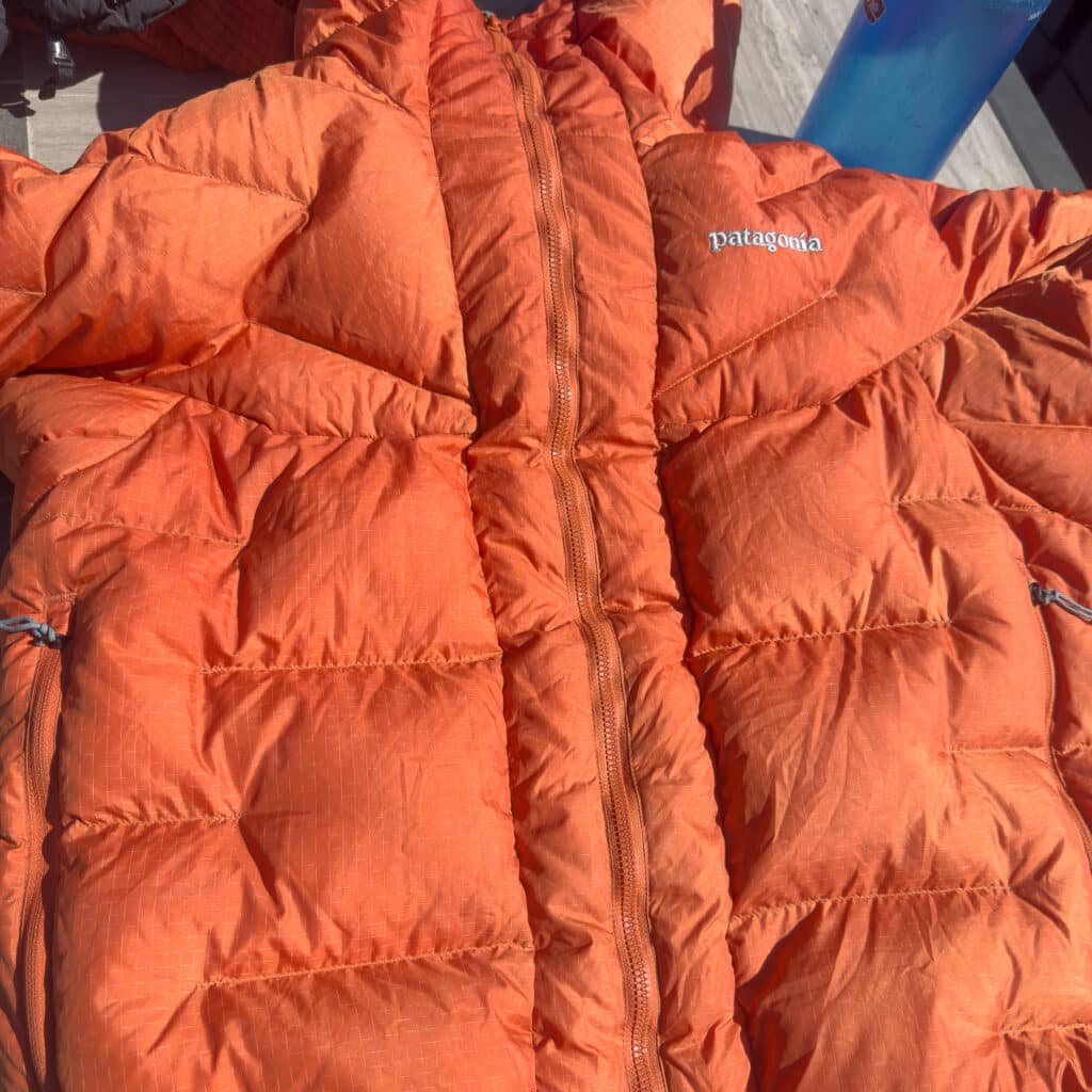 The Durable Down Parka is quilted to help organize the down and keep it from migrating.