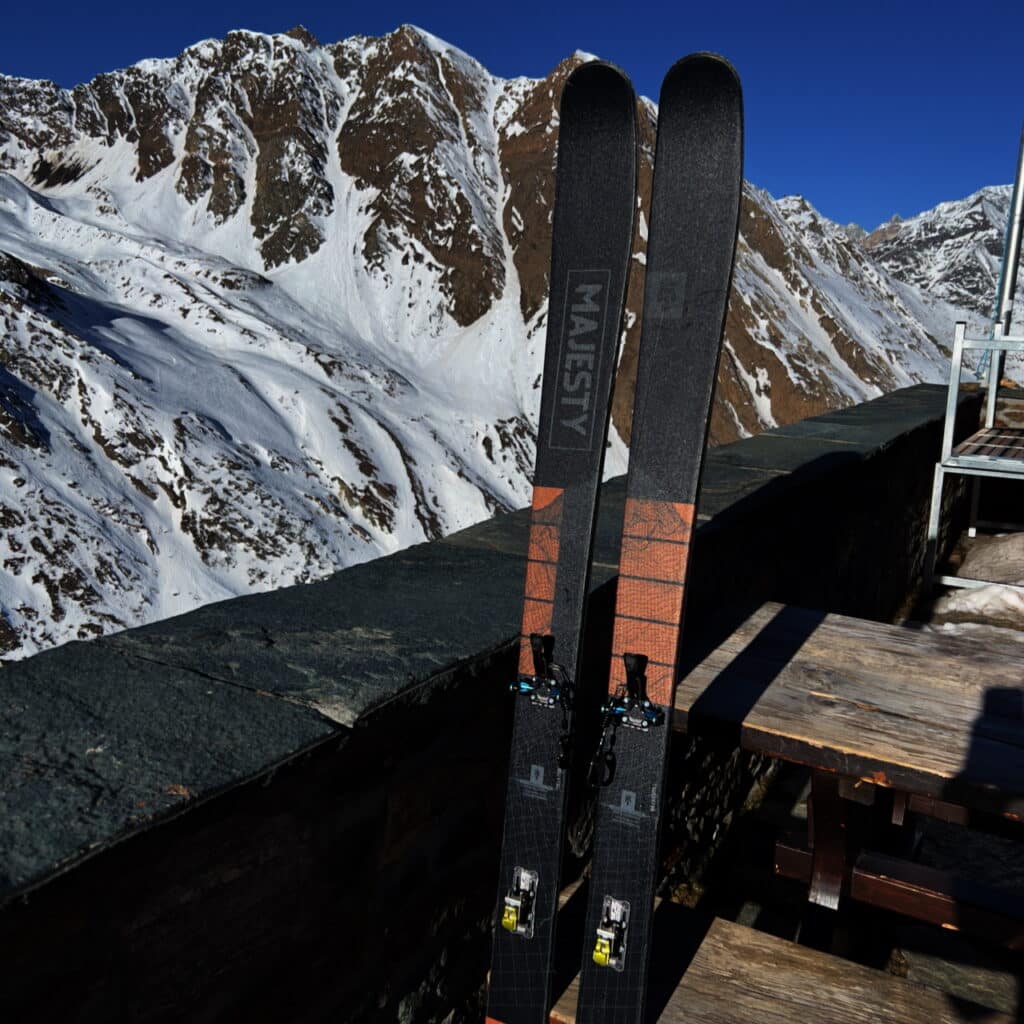 This ski is an interesting mix of traits for a “technical” ski. I have always imagined a steep ski to be ultralight, ~25m radius, all-camber, short, and 90mm at the widest. This ski is longer, wider, heavier, turnier, and more rockered than I thought a steep ski should be. But it’s far from an unwieldy master of none that can hop turn. It is a hop-turn machine.