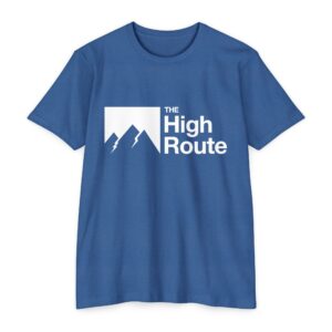 Blue Heather or Brown Heather Espresso Unisex THR T-shirt.