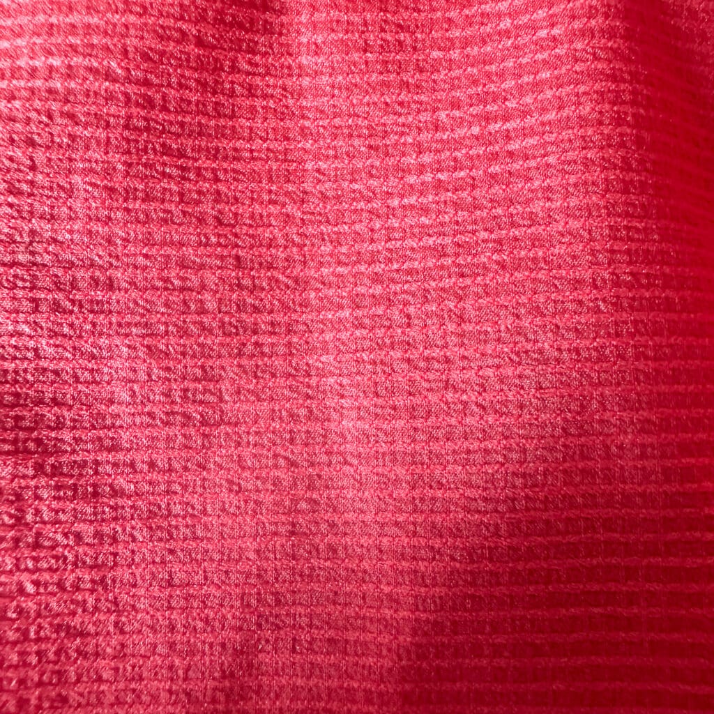 A close-up of the Aerolight’s textured interior.