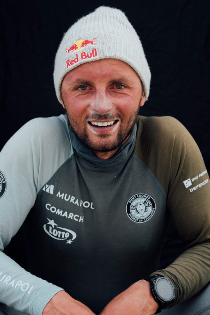 Portrait of Andrzej Bargiel after skiing down Mount Everest, Nepal on September 23, 2025. Photo: Bartłomiej Pawlikowski / Red Bull Content Pool