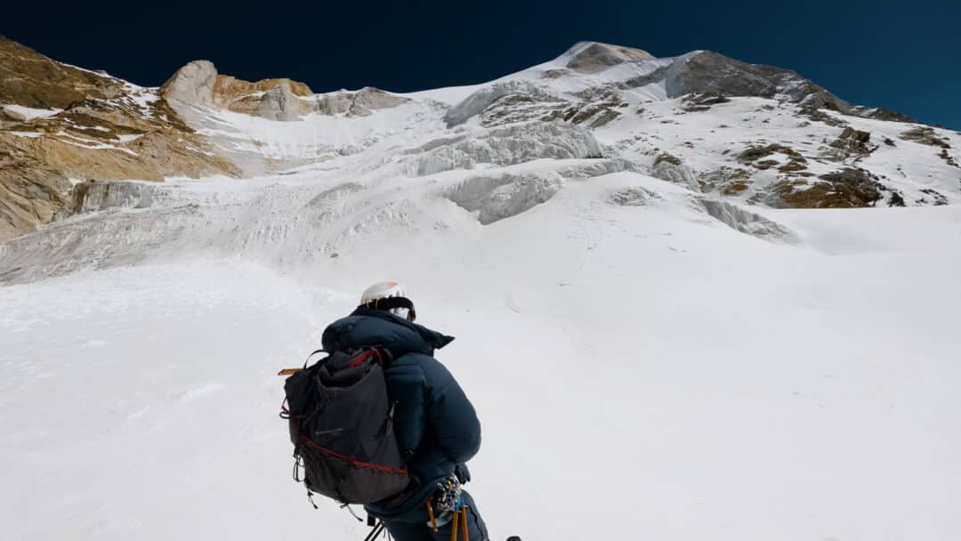 Boris eyes the upper face. Photo: Tipahaine Duperier
