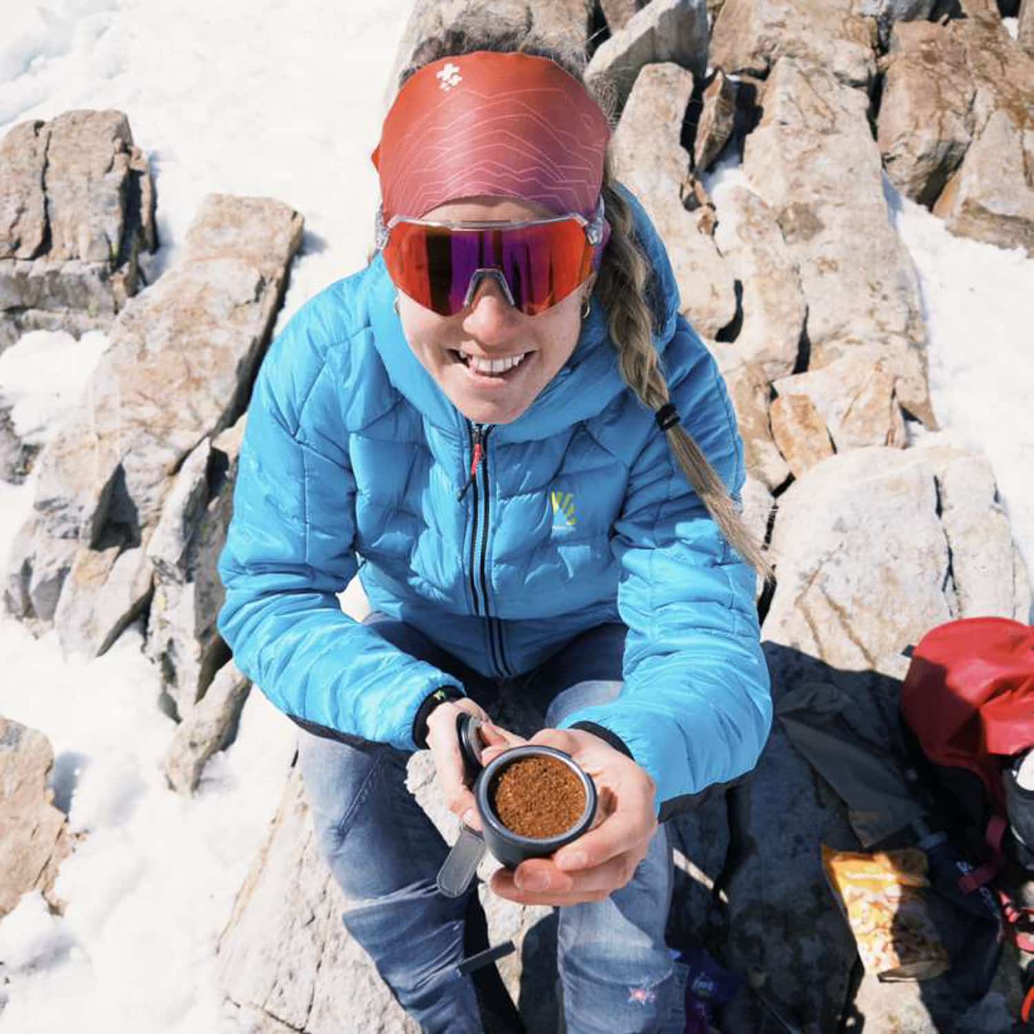 Sarah Burke: Known for fast times and excellent espresso. Photo: Sarah Burke Collection