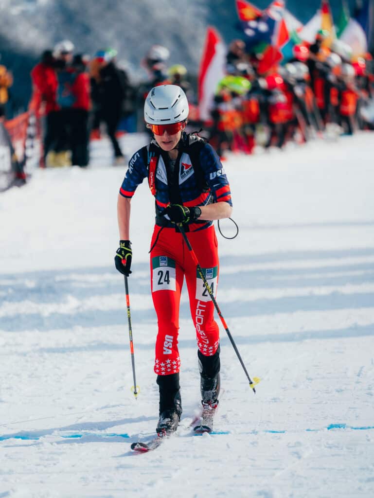 Burke on the ISMF World Cup. Photo: Sarah Burke Collection